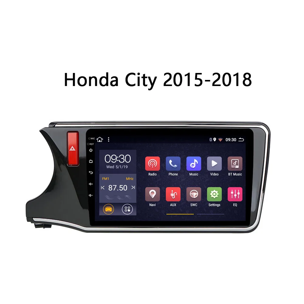 Для Honda CITY Автомобильная магнитола 8 ядер 2014 2015 2016 2017 2g 32G gps навигация 2.5D экран navi