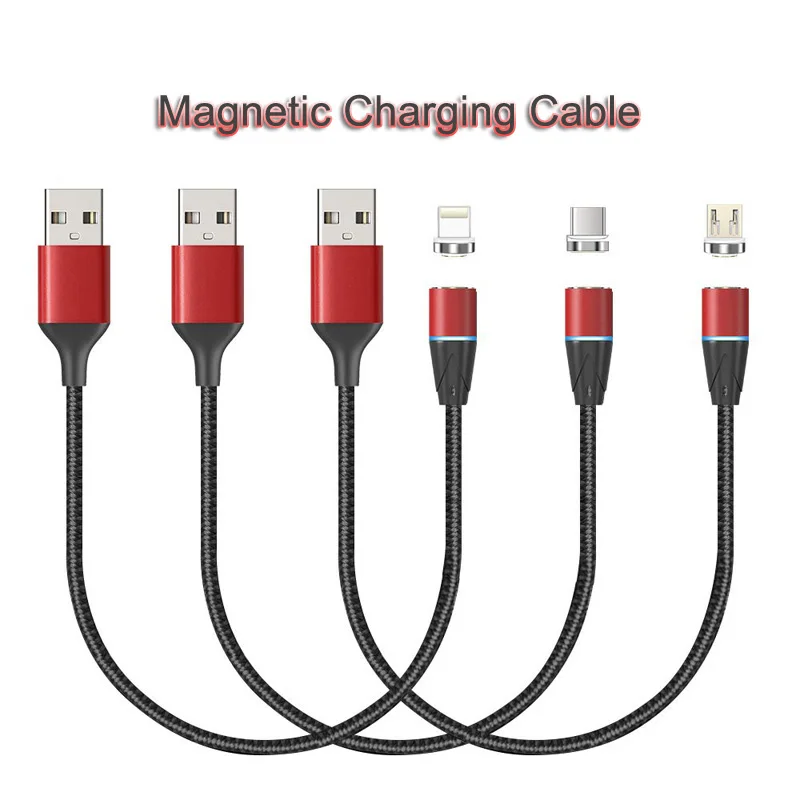 3A Магнитный зарядный кабель для передачи данных iPhone 11 Pro Max XR XS XSMAX X 8 7 Plus 6s 5 5S SE