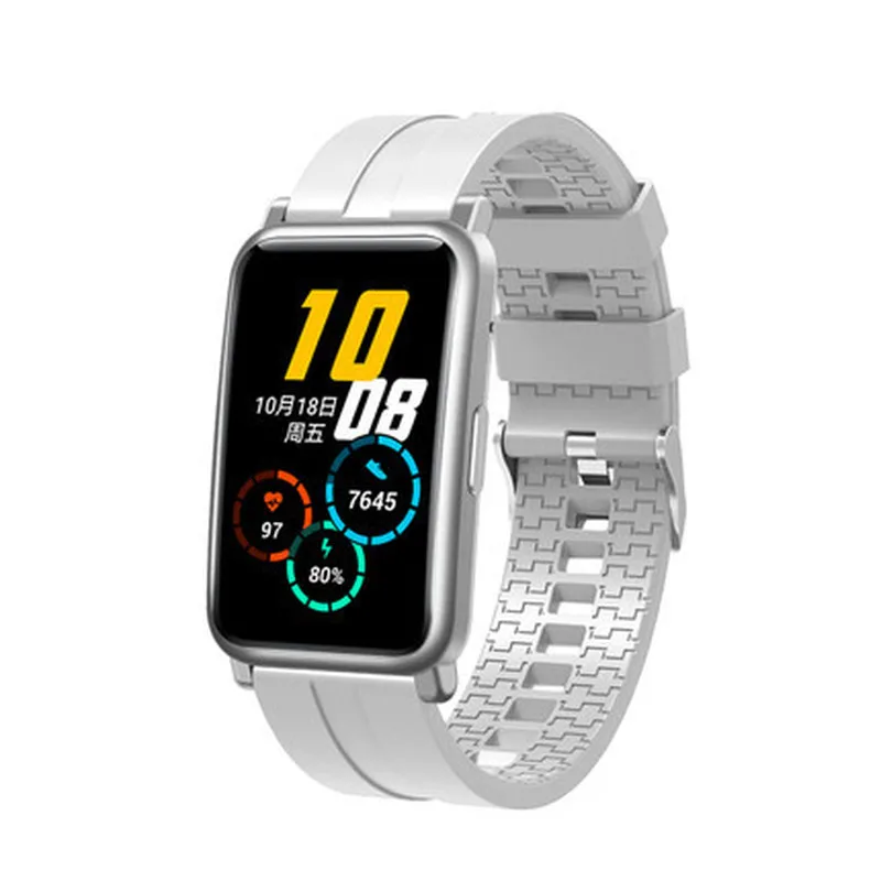 Ремешок силиконовый для Huawei Honor Watch ES мягкий спортивный браслет наручных часов