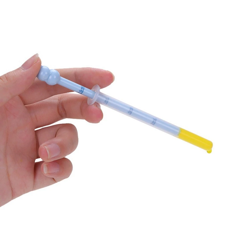 Newborn Baby Feeding Device Cartoon Design Medicine Feeder Medical Tool Silicone Syringes | Мать и ребенок