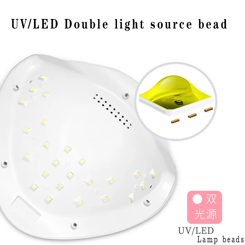 Лампа для сушки гель лака ногтей 48 Вт с ЖК дисплеем|Сушилки ногтей| |