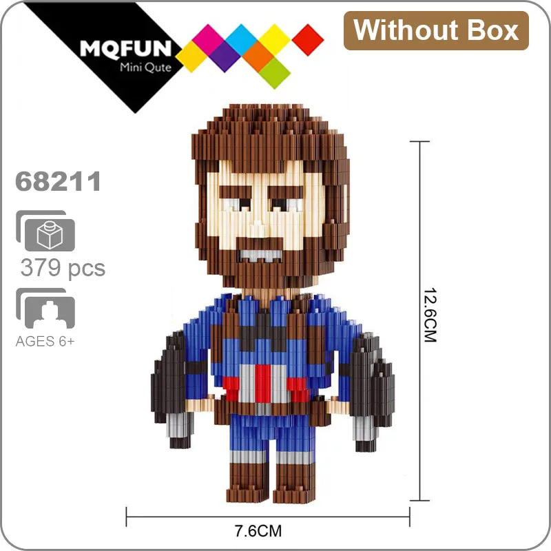 68211 Without Box Linkgo Мститель супер герой Железный человек Человек-паук танос фигурки мини строительный блок кирпичи Сборная модель обучающая игрушка - Цвет: 68211 Without Box