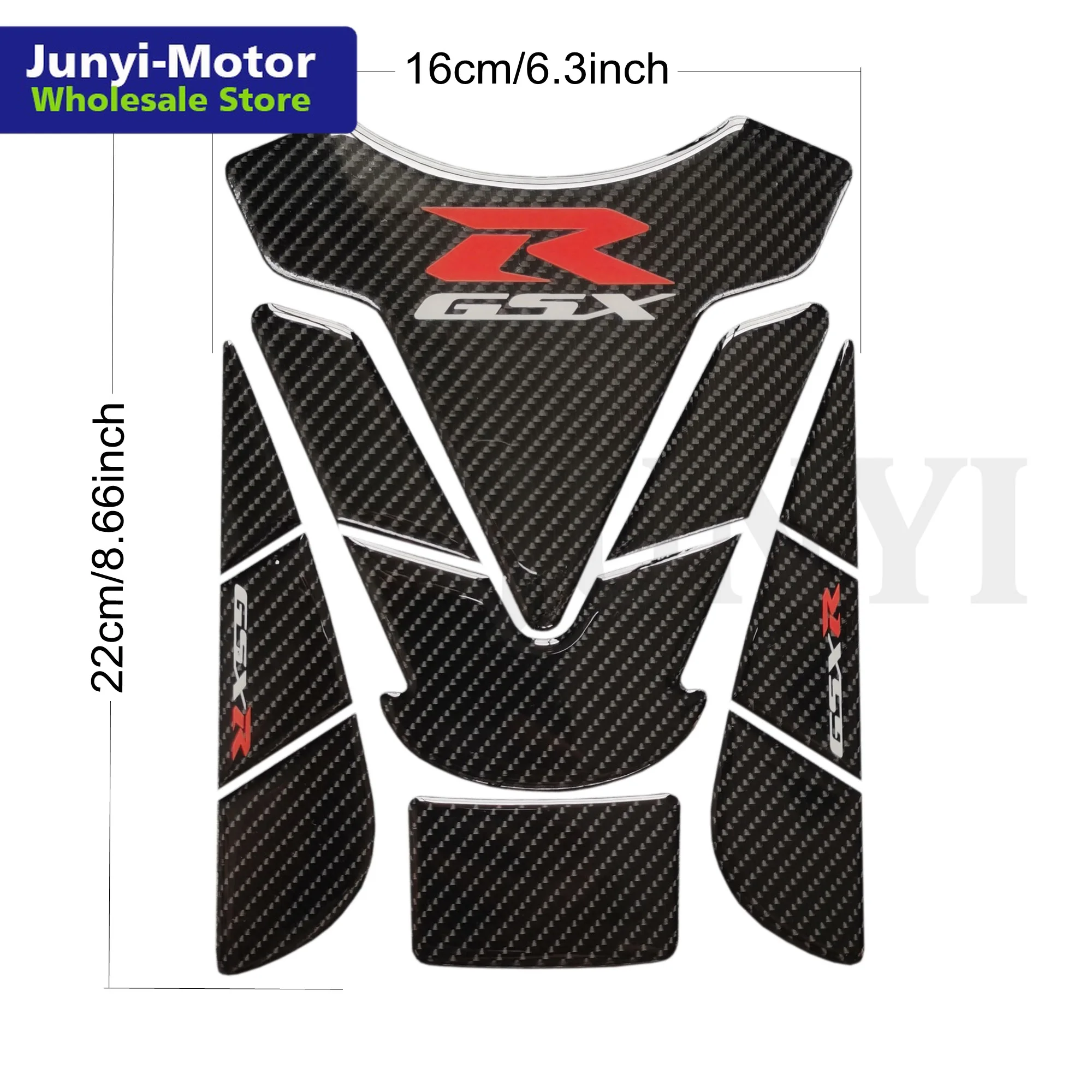 

Tank Cover Pad Triple Clamp Sticker For Suzuki GSXR1000 2003-2004 GSXR600/750 2004-2005 K4 GSX-R Motorcycle Carbon Fairing Decal