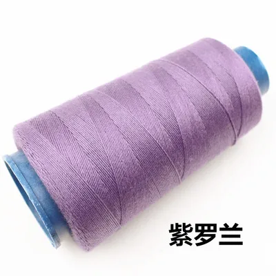 Purple 20 S/3 высокоскоростная катушка многоцветная швейная нить 1400Y промышленная швейная нить для машины, используется: плотная ткань/Деним/джинсы/холст - Цвет: Purple