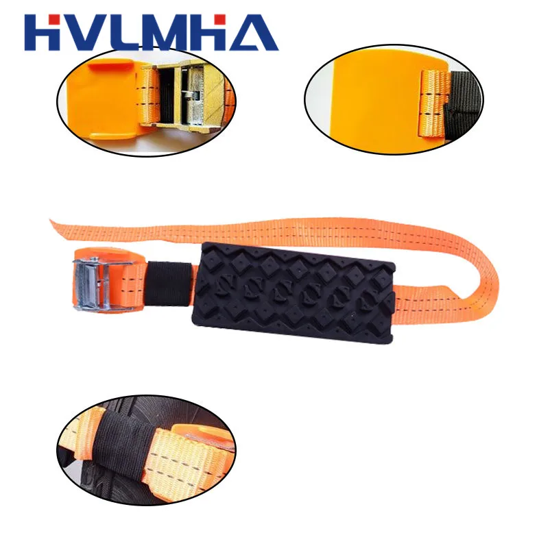 2 шт./компл. колесо цепь Универсальный анти скольжения аварийного снег цепи для