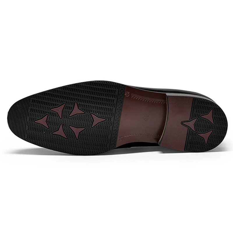 Туфли-оксфорды мужские из натуральной кожи с острым носком | Обувь