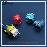 disney cute stitch apple 11 data cable protective cover cute iphone678xsxr mobile phone charger head anti breaking bite