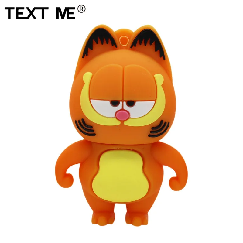 Usb флеш накопитель TEXT ME красивый милый мини 64 ГБ Garfield usb 2 0 4 8 16 32 флэш накопитель|USB