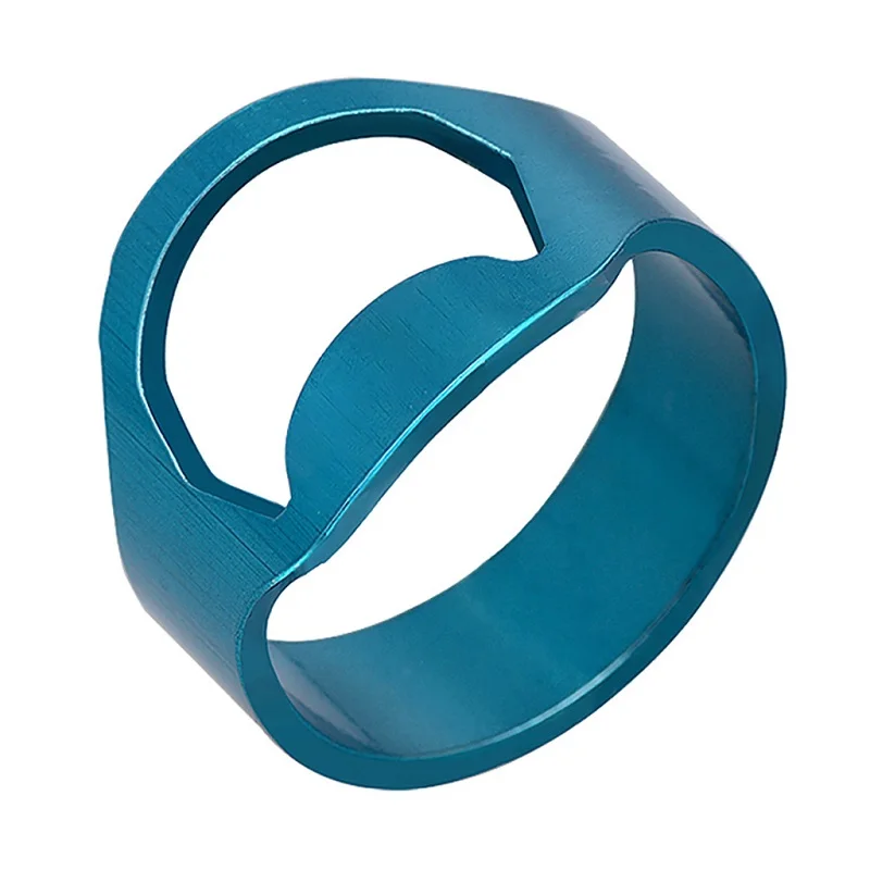 1 шт. многофункциональная нержавеющая сталь цветная кольцевая открывалка