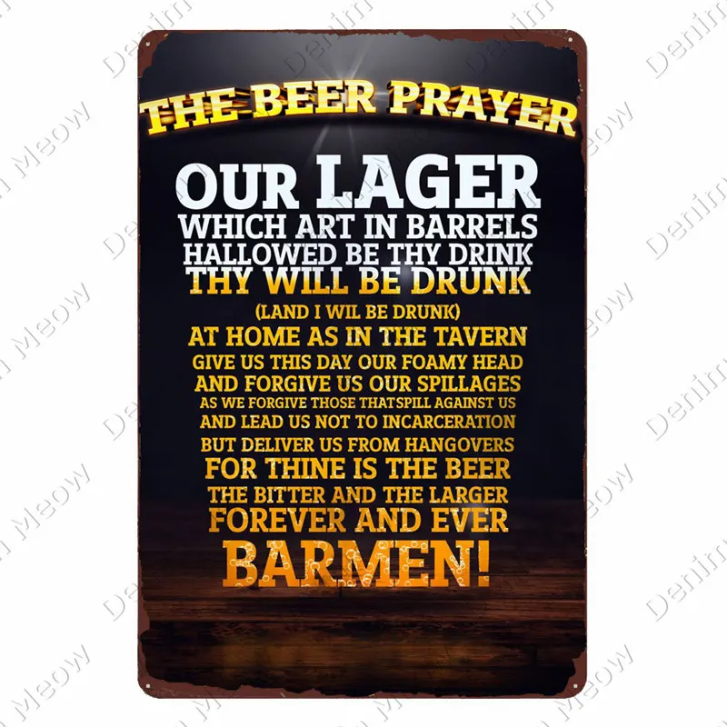 Винтажная металлическая Жестяная Табличка для пива Keep Clam декоративная тарелка