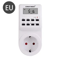 tm516 eu uk us plug digital weekly programmable electrical wall plug in power socket timer switch outlet time clock 220v 110v ac
