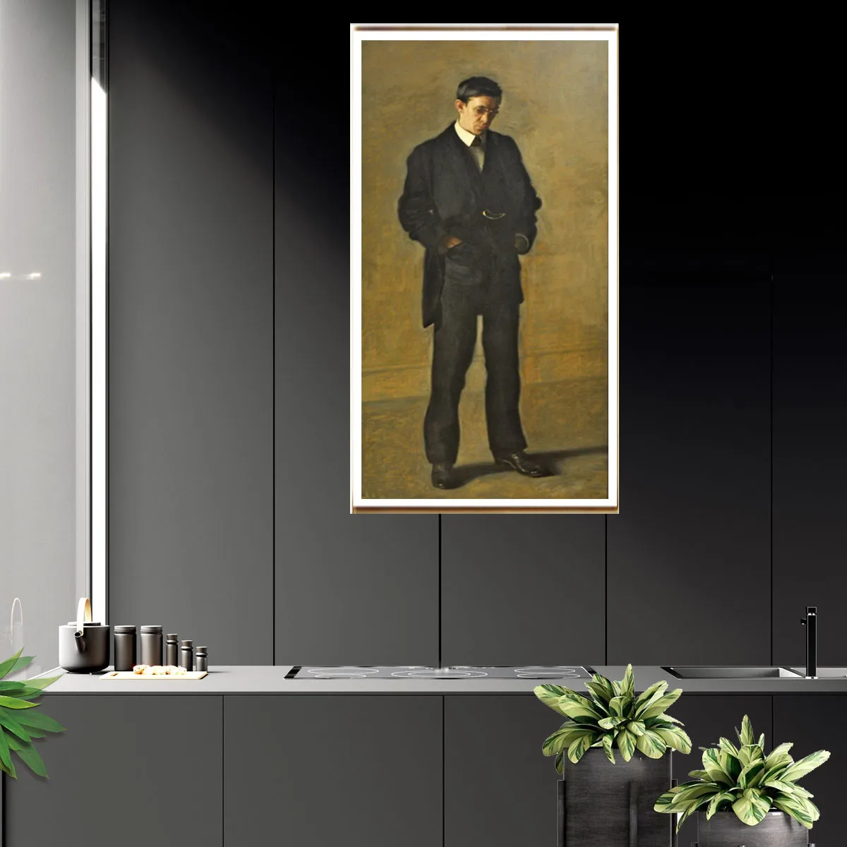 Известная средневековая живопись Вашингтон перекрёс Делавэр изображение реки