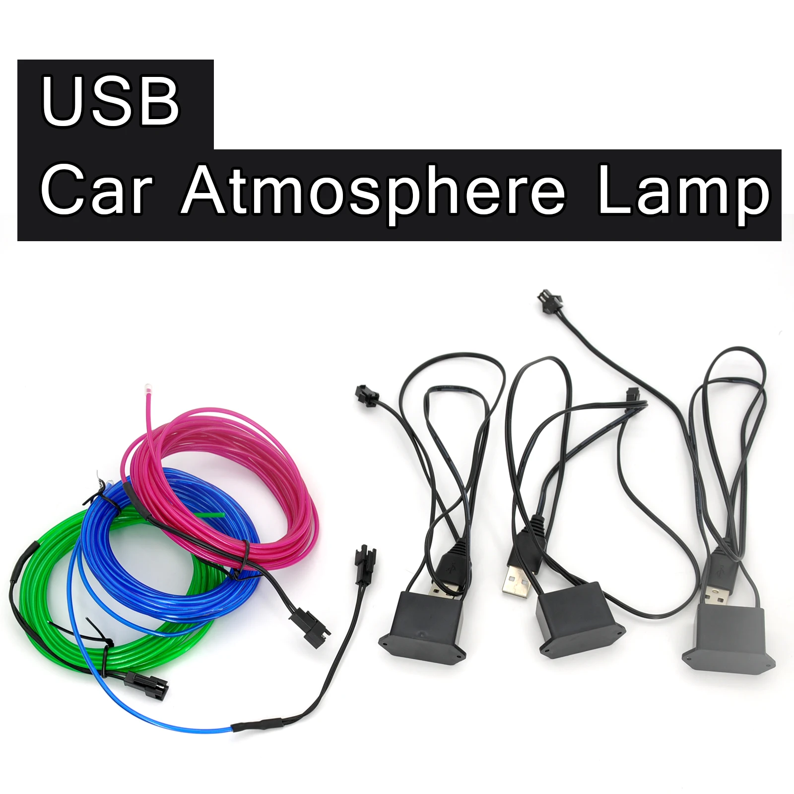Светодиодная лента для салона автомобиля USB лампа BMW 1 3 5 7 X1 X3 X4 X5 X6 E39 E10 F30 E46 E60 E90 E34