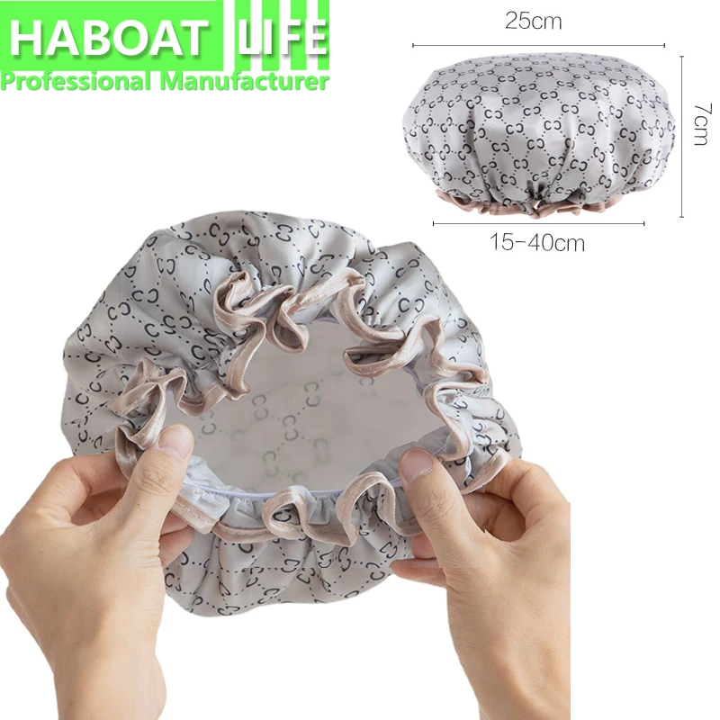 Шапочка для душа Женская водонепроницаемая детская Милая головная уборка