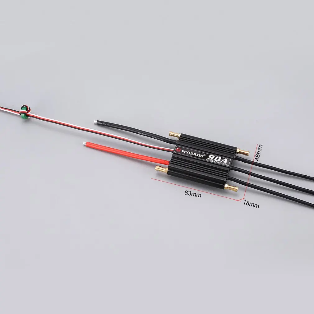 

Flycolor 70A 50A 90A 120A 150A Brushless ESC Speed Control Support 2-6S Lipo BEC 5.5V/5A for RC Boat F21267/71