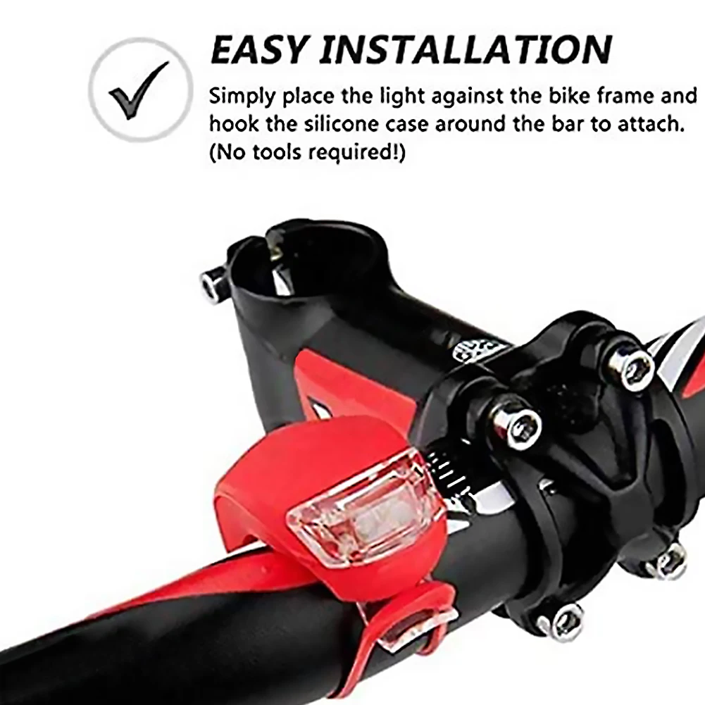 6 шт./компл. велосипед лягушка огни силиконовая фара Безопасность