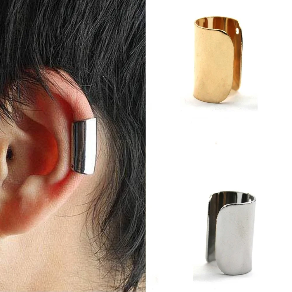 Stainless Steel Earrings men Non-Piercing Ear Bone Clip On Earring for Women Fake Ear Cuff Helix Tragus Piercing Jewelry