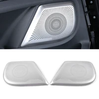 for mercedes benz v class w447 2015 2021 car speaker cover stainless door loudspeaker sound pad trim frame sticker accessories