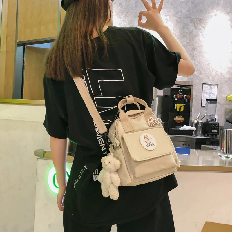 

Женские многофункциональные сумки для женщин, модная сумка через плечо для инструментов в корейском и японском стиле Харадзюку, школьная м...