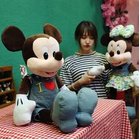 new 5070cm disney anime figure mickey mouse minnie plush dolls pillow animal stuffed toys birthday christmas gift for kids