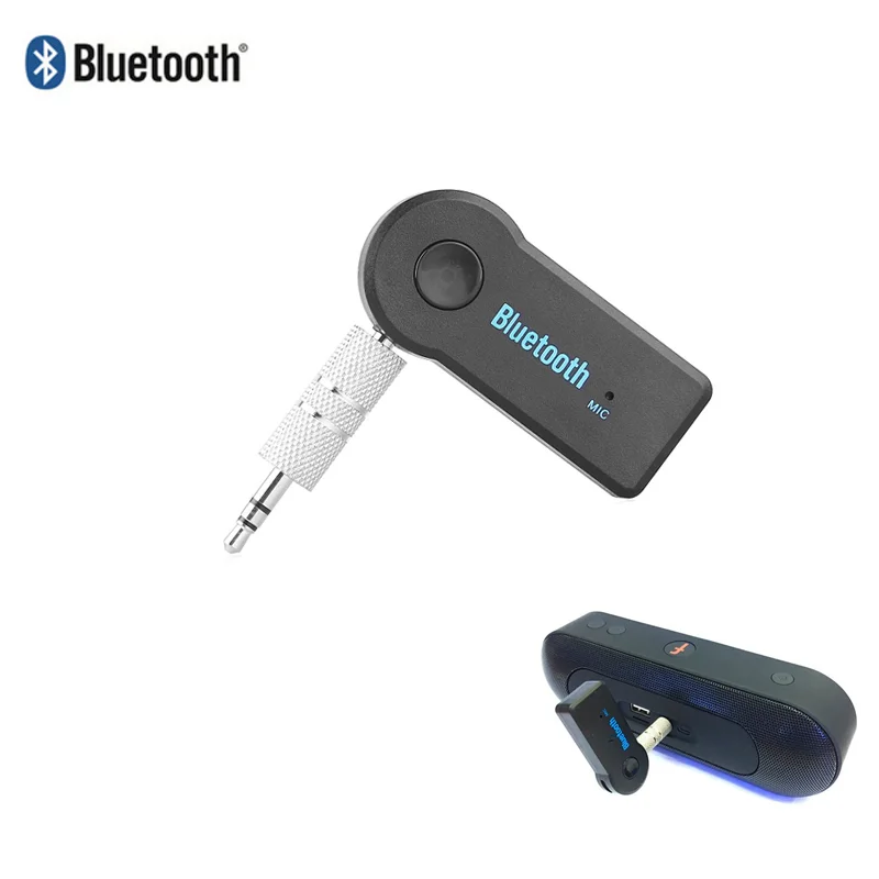 

Portable Wireless Bluetooth Music Audio 4.0 Receiver 3.5mm Streaming Auto A2DP Headphone AUX Adapter Connector For PC Phone