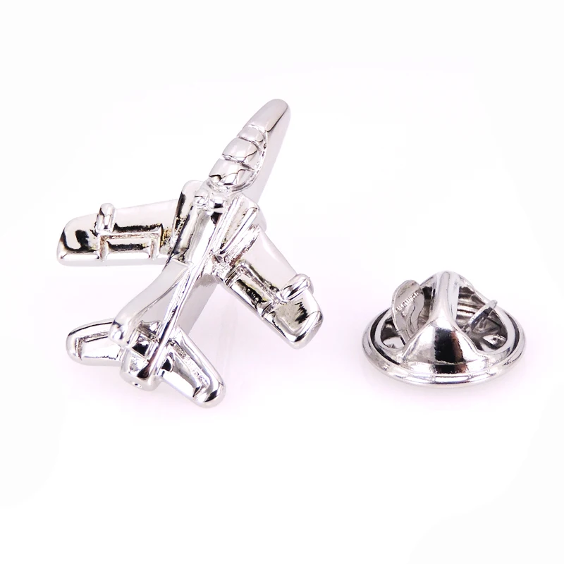 Мужская брошь шарф шапка аксессуары серебряный истребитель зажим Neckpin значок на булавке женщина для молодожен, высокое качество, ювелирные изделия в качестве подарка