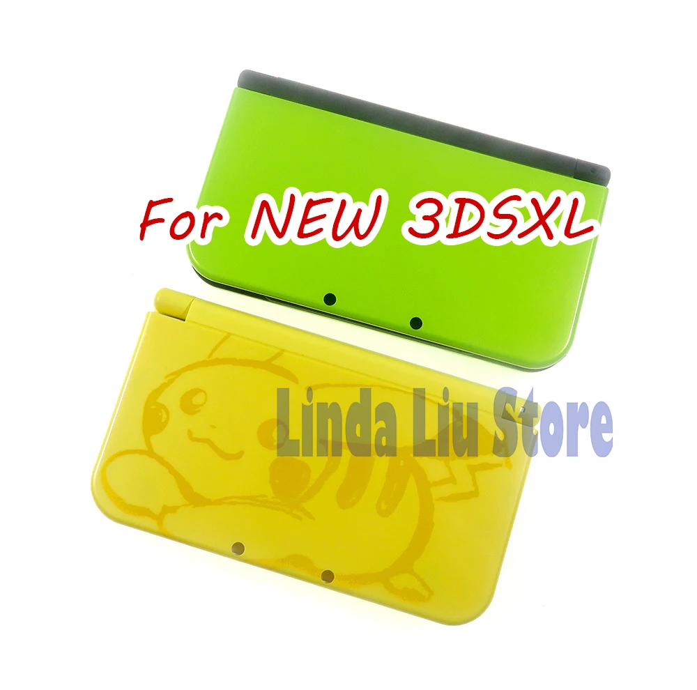 

3 комплекта для новых 3DS LL/XL Оригинальный Корпус чехол Полный комплект Замена с кнопками винты консоль чехол Лицевая панель Крышка