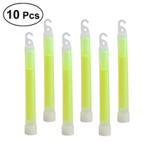10pcs 6 inch industrial grade glow sticks ultra bright emergency light sticks green