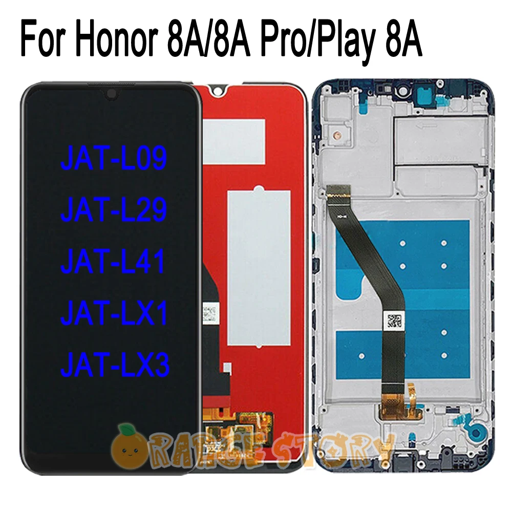 Сменный экран для Huawei Honor 8A Pro JAT-L41 LX1 LX3 ЖК-дисплей с сенсорным экраном и