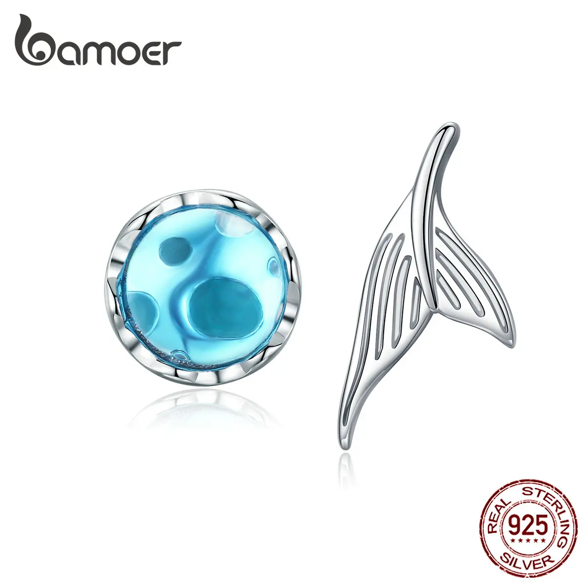 Женские серьги гвоздики из серебра 925 пробы с кристаллами|Серьги-гвоздики| |