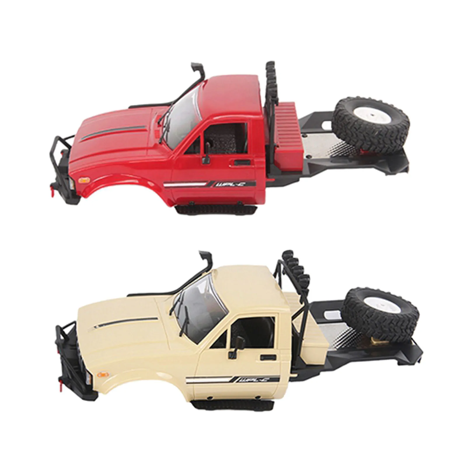 

Пластик 1/16 RC автомобиль корпус оболочки комплект в разобранном виде для WPL C14/C24, модель радиоуправляемого грузовика Запчасти модификации ак...