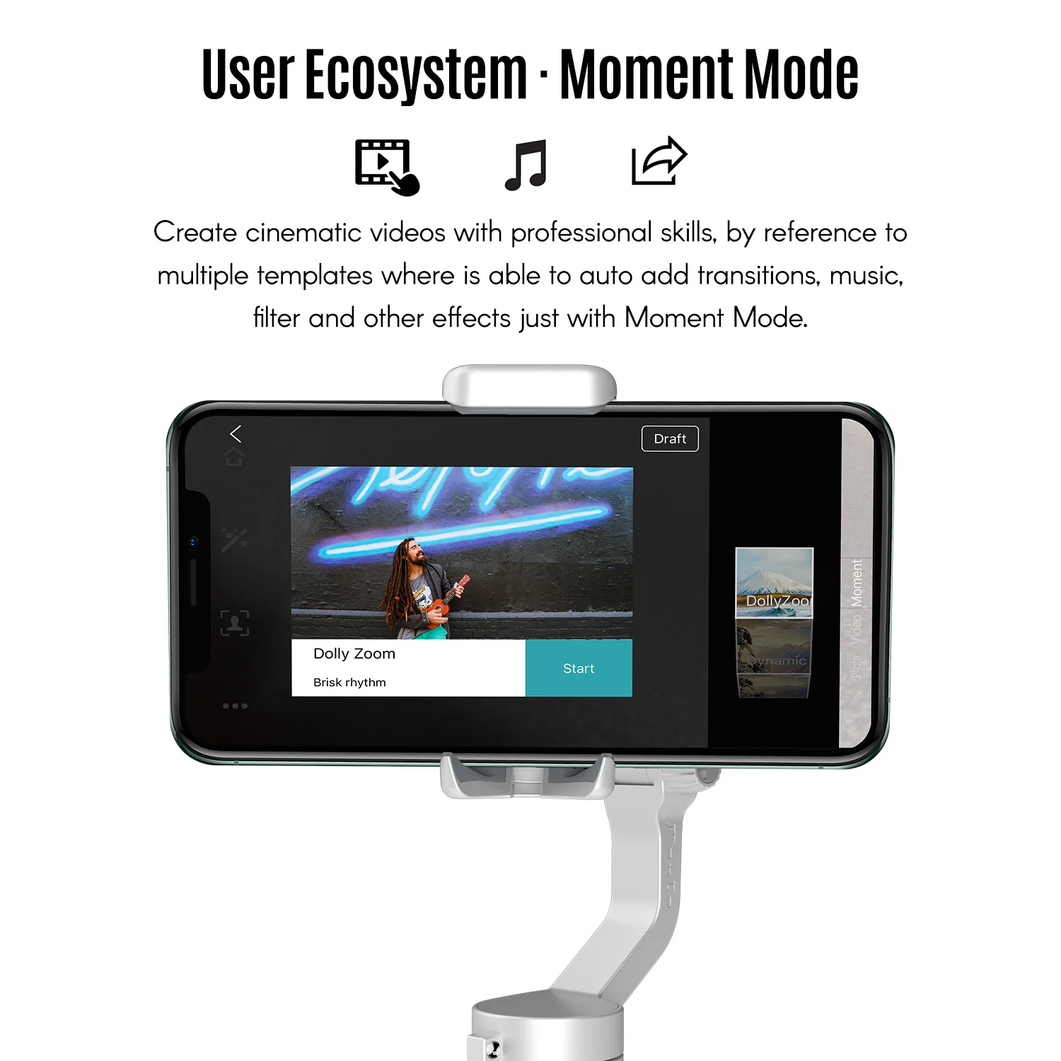 Hohem iSteady X Gimbal смартфон Сверхлегкий 3 осевой пальмовый карданный Ручной