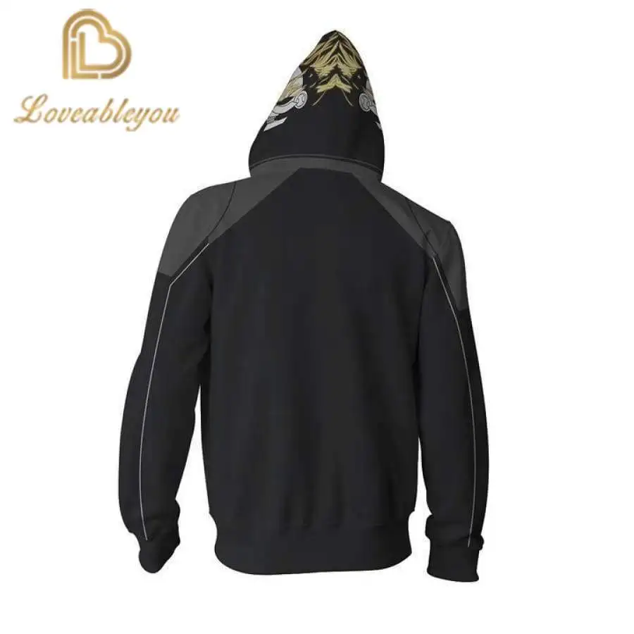 Толстовка с капюшоном и принтом в виде призрака из фильма куртки костюмы для