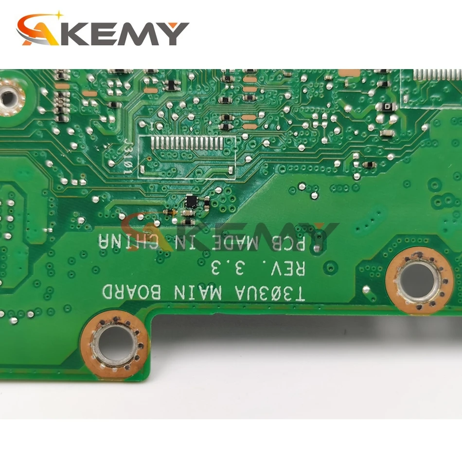 akemy t303ua laptop motherboard for asus transformer 3 pro t303ua t303u original mainboard 8gb ram i7 6500u free global shipping