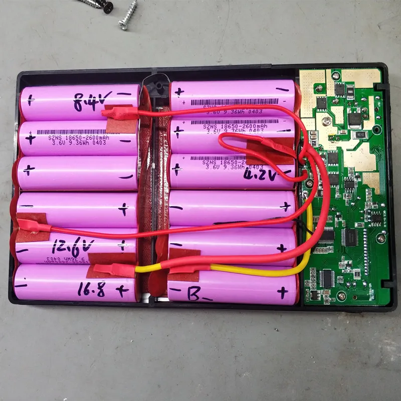 Ноутбук Power Bank BMS QC3.0 батарея быстрое зарядное устройство PCB оболочка DC5V12v15v 19V USB
