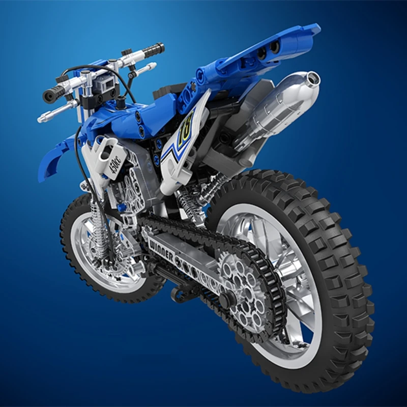 

High-drilled Off-road Motorcycle Assembly Kits for Kids and Toddlers Play DXAD