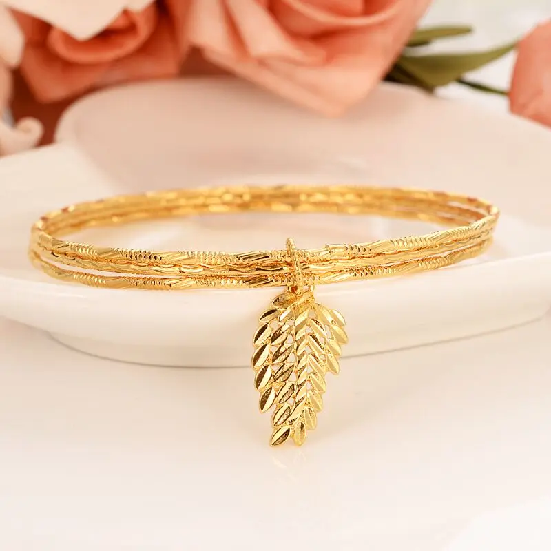 Золотые браслеты 18 карат твердые тонкие золотые финишные линии 3 обруча браслет