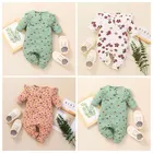 Детский хлопковый комбинезон с длинным рукавом, на Возраст 3-18 месяцев