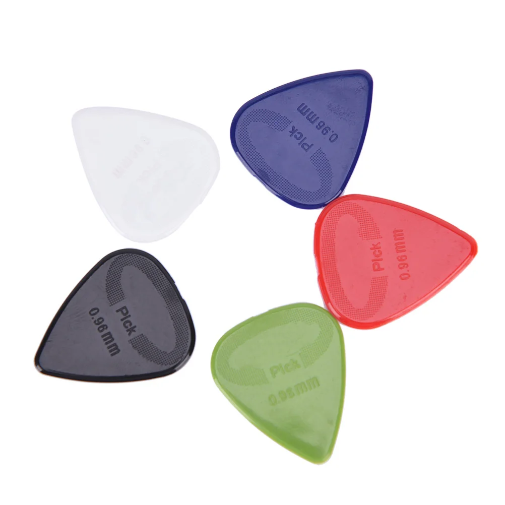 

20Pcs Guitar Acoustic Picks Guitar Plectrums 0.96mm Thick Nylon Material Picks Plectrums Guitar Pick Accessories