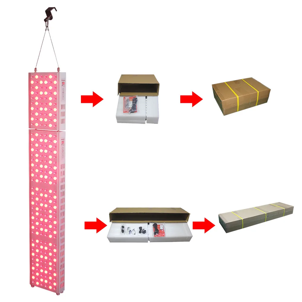 300 Вт TL светодиодный красный светильник терапевтическая лампа 660нм и около