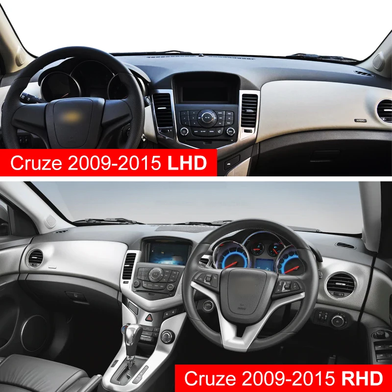 Солнцезащитный коврик для приборной панели Chevrolet Cruze 2009 2014 2015 2016 2017 2018 2019|Лепнина