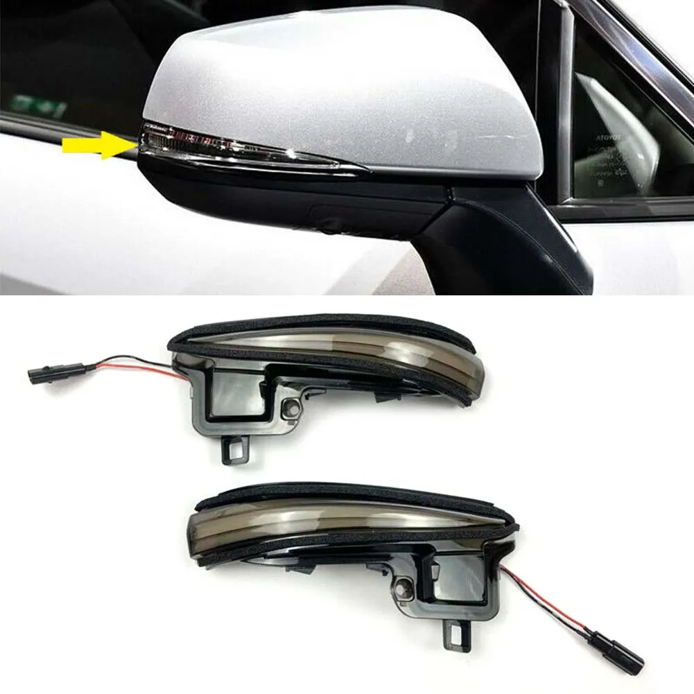 

2x Car Rearview Side Mirror Dynamic LED Turn Signal Light Lamp For Toyota RAV4 2019-2020 / Tacoma 2016 2017 2018 2019