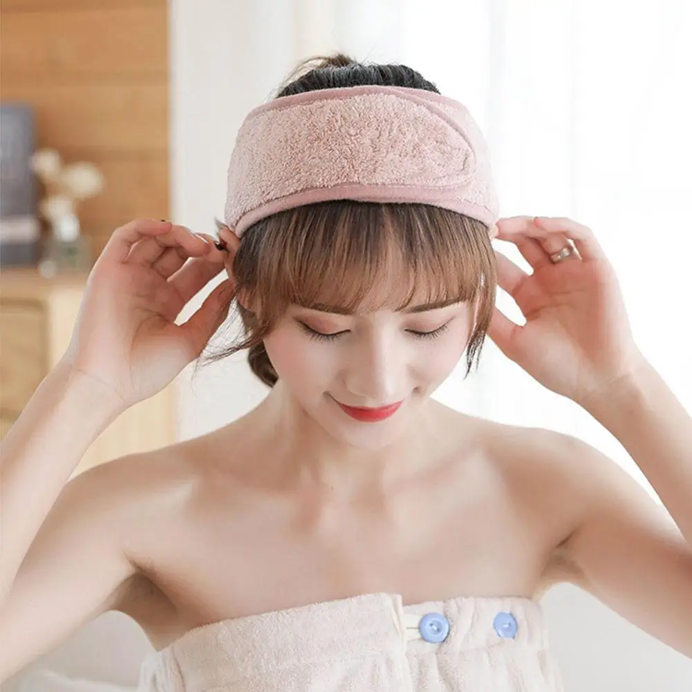 

Adjustable Wide Hairband Yoga Spa Bath Shower Makeup Headband Make Up Ladies For Women Face Cosmetic Wash Refrigerator