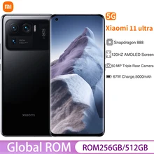 New Original Xiaomi Mi 11 Ultra 5G Smartphone 12GB+256GB Snapdragon 888 Eight Core 50MP 120HZ Curved Screen 67W Fast Charge NFC (3)
