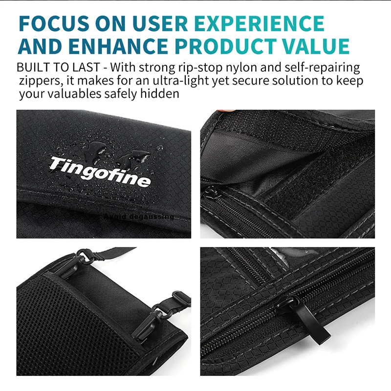 Дорожная прозрачная нейлоновая сумка на шею для паспорта многофункциональный