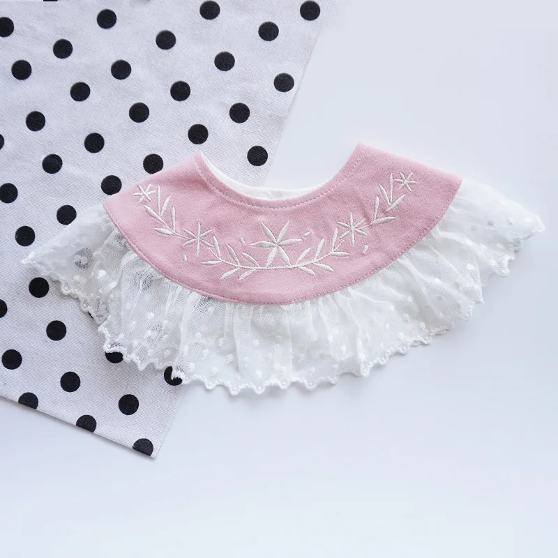 Детский нагрудник с цветочной вышивкой 360 градусов | Детская одежда и обувь