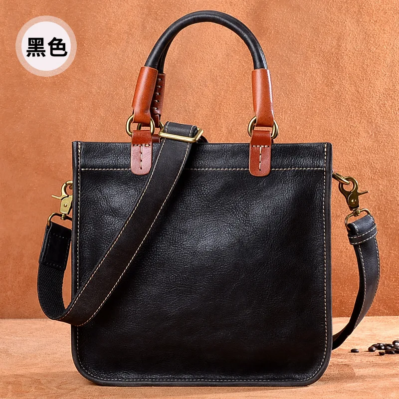 

New Style Origional Handmade Bag Women's Retro Genuine Leather Hand Multi-functional Shoulder WOMEN'S Bag