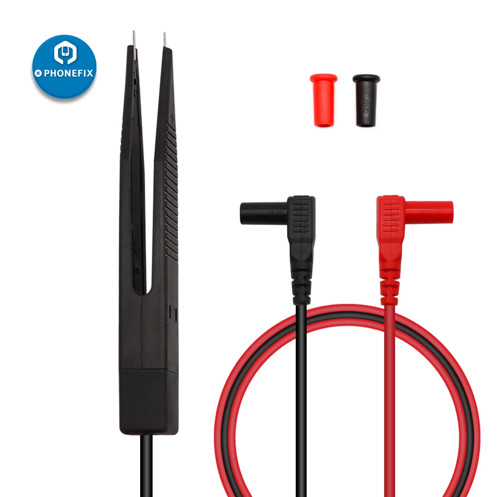 Мультиметр Пинцет ручка SMD чип компонент LCR конденсатор с алюминиевой крышкой