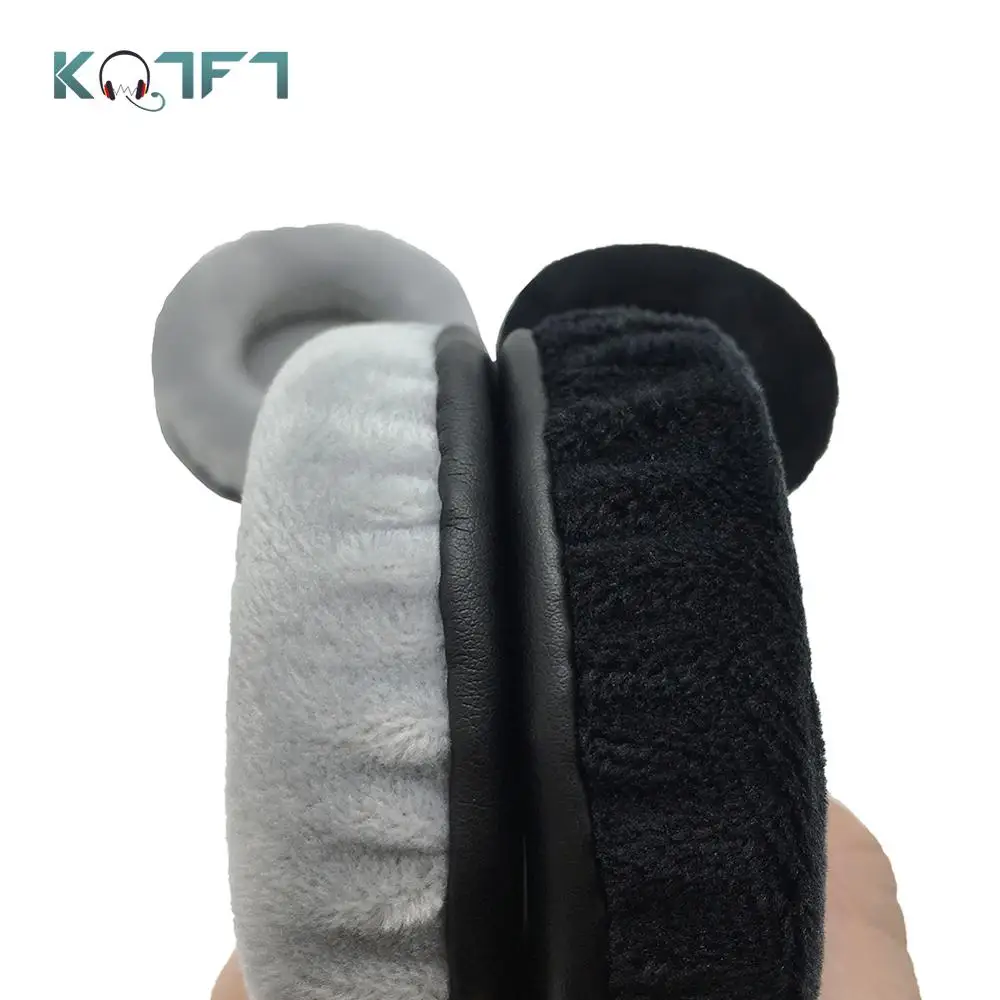 

KQTFT 1 Pair of Velvet Replacement Ear Pads for Bluedio T5 T-5 T 5 Headset EarPads Earmuff Cover Cushion Cups