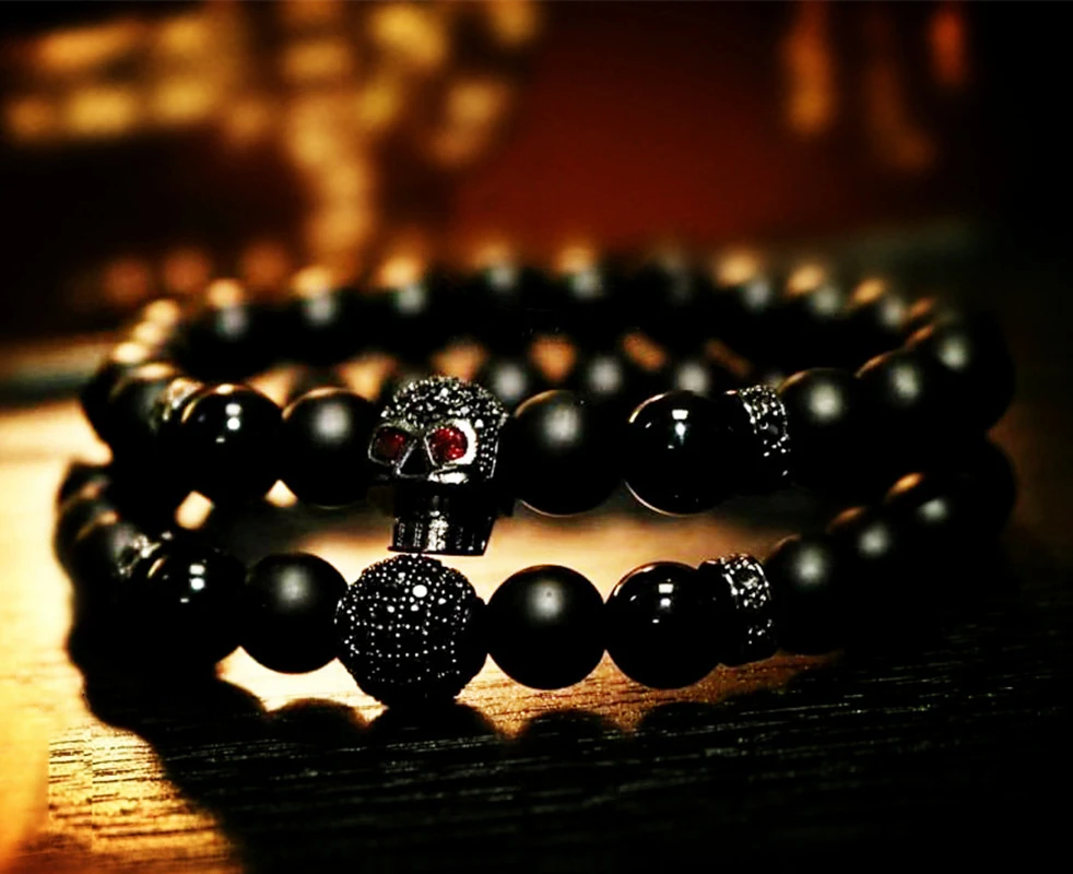 2020 роскошные 2 шт./компл. мужские наборы браслетов с короной искусственным